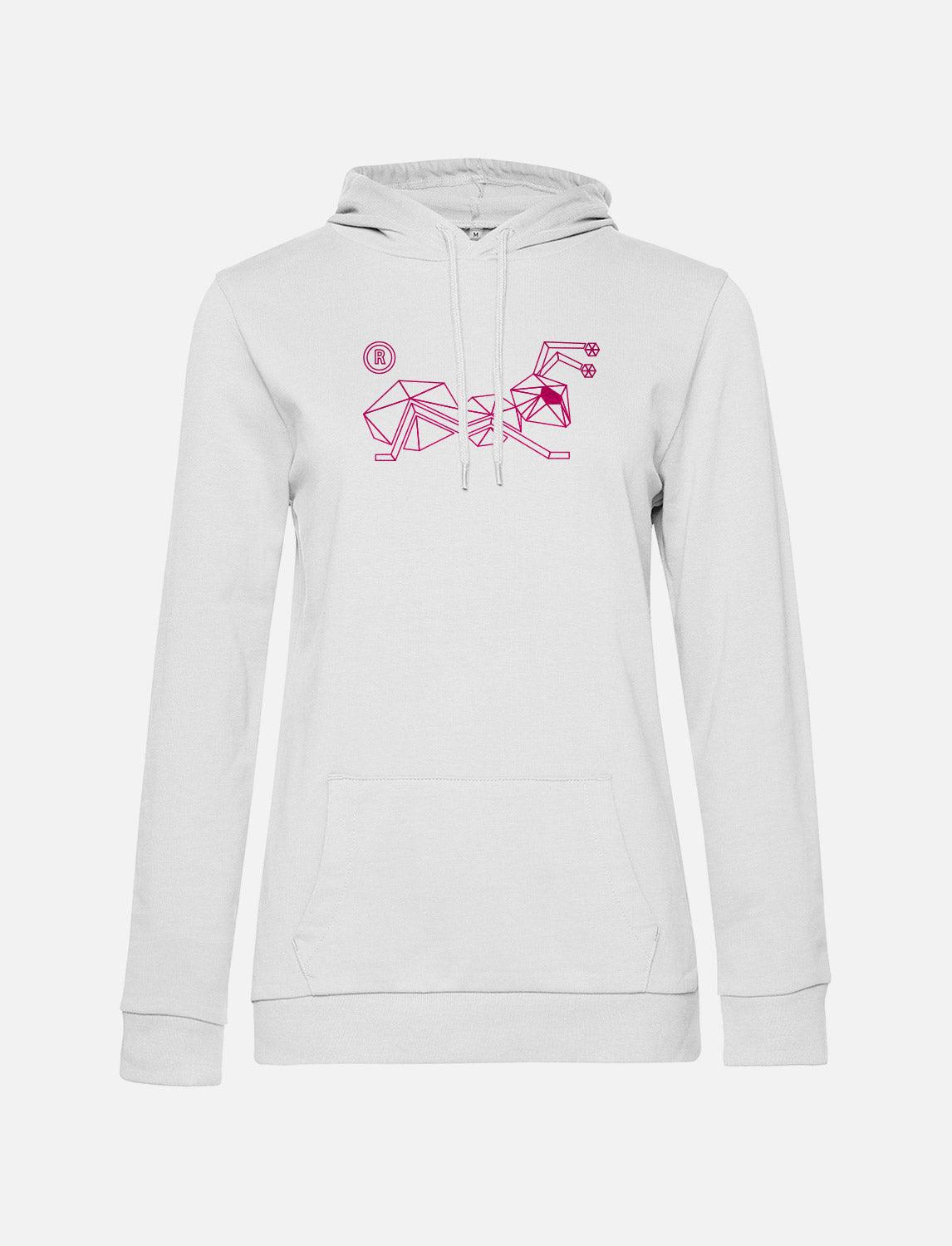 Hoodie femme en coton avec logo | StrongAnt D131