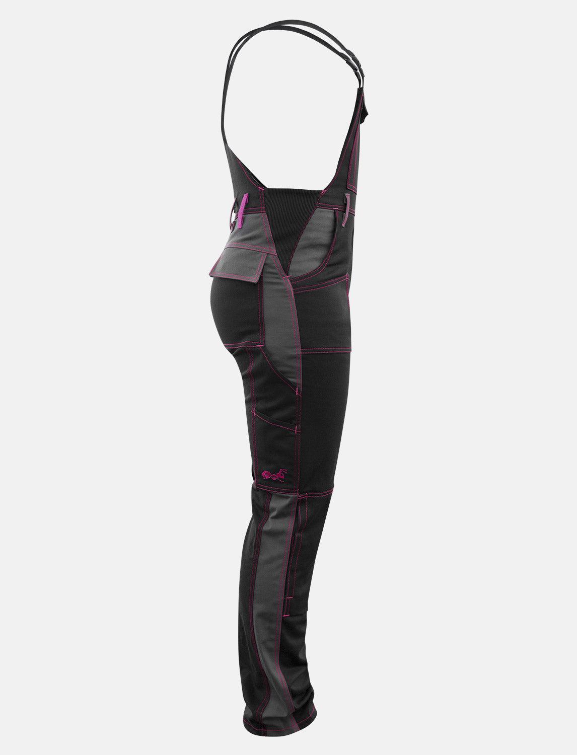 Power Stretch work dungarees women's dungarees with knee pad pockets