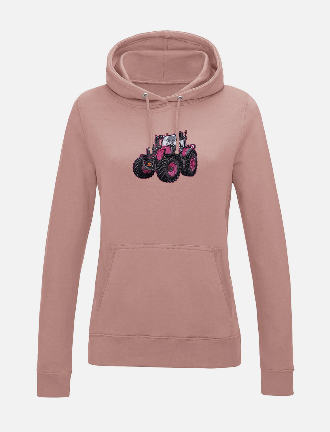 Damen-Hoodie mit gesticktem Traktor