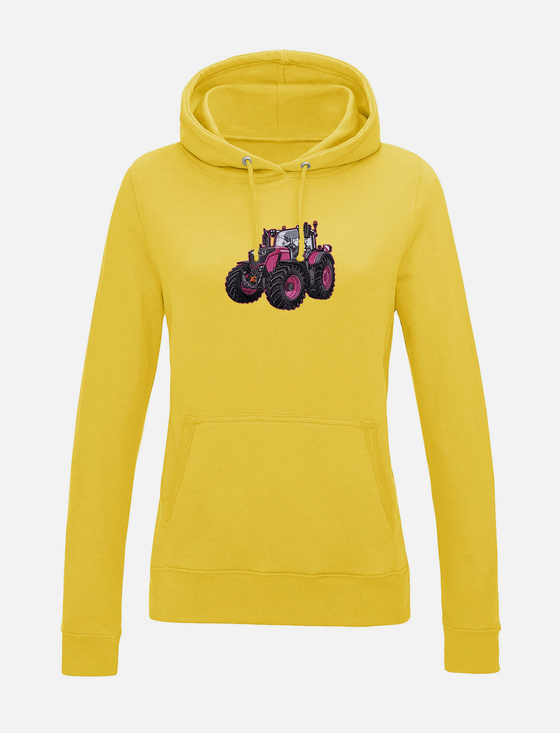 Damen-Hoodie mit gesticktem Traktor