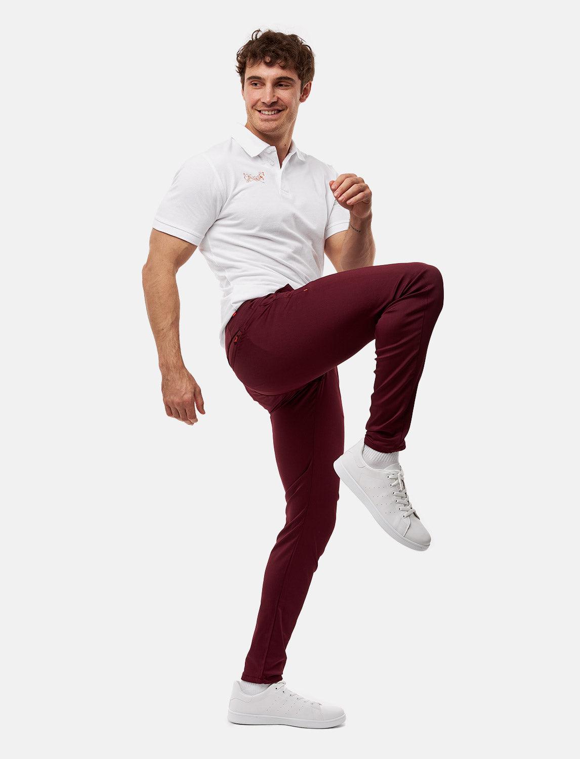 Pantalon chino homme stretch coupe slim | StrongAnt KM260
