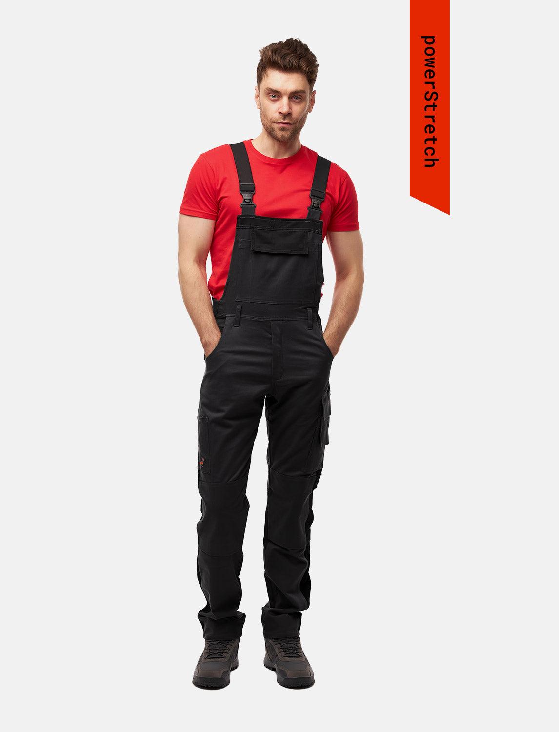 Salopette de travail homme power Stretch salopette stretch avec poches pour genouillères