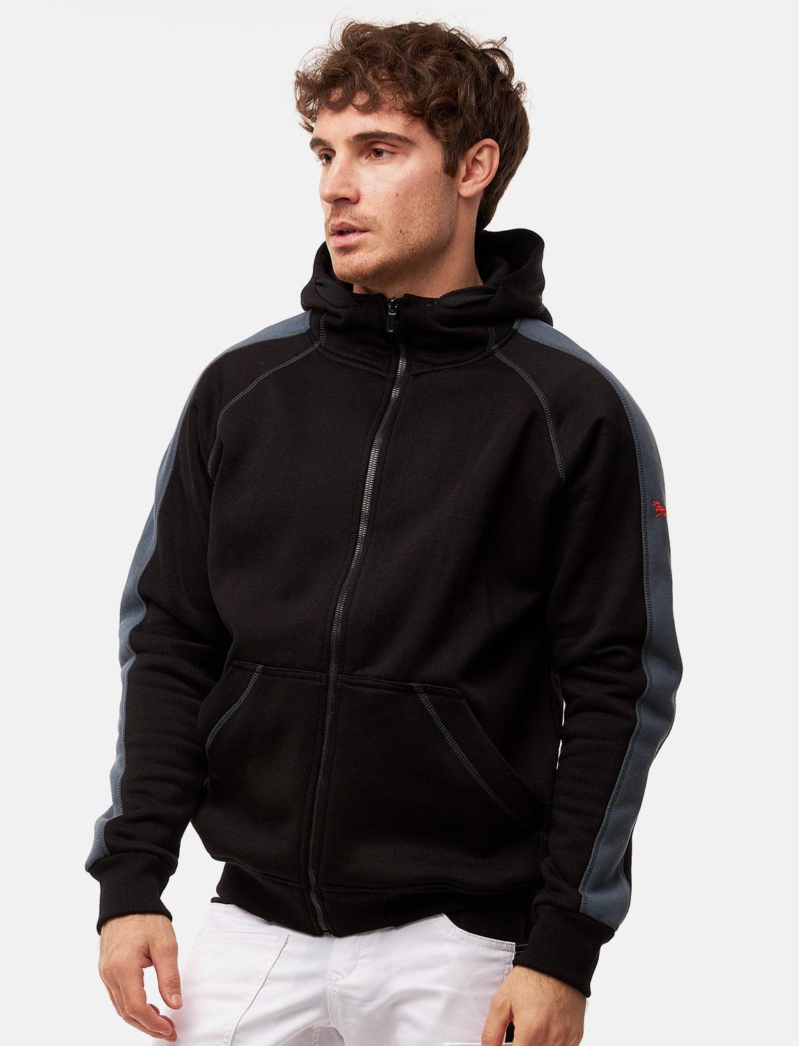 Hoodie homme zippé avec doublure polaire | StrongAnt KM800