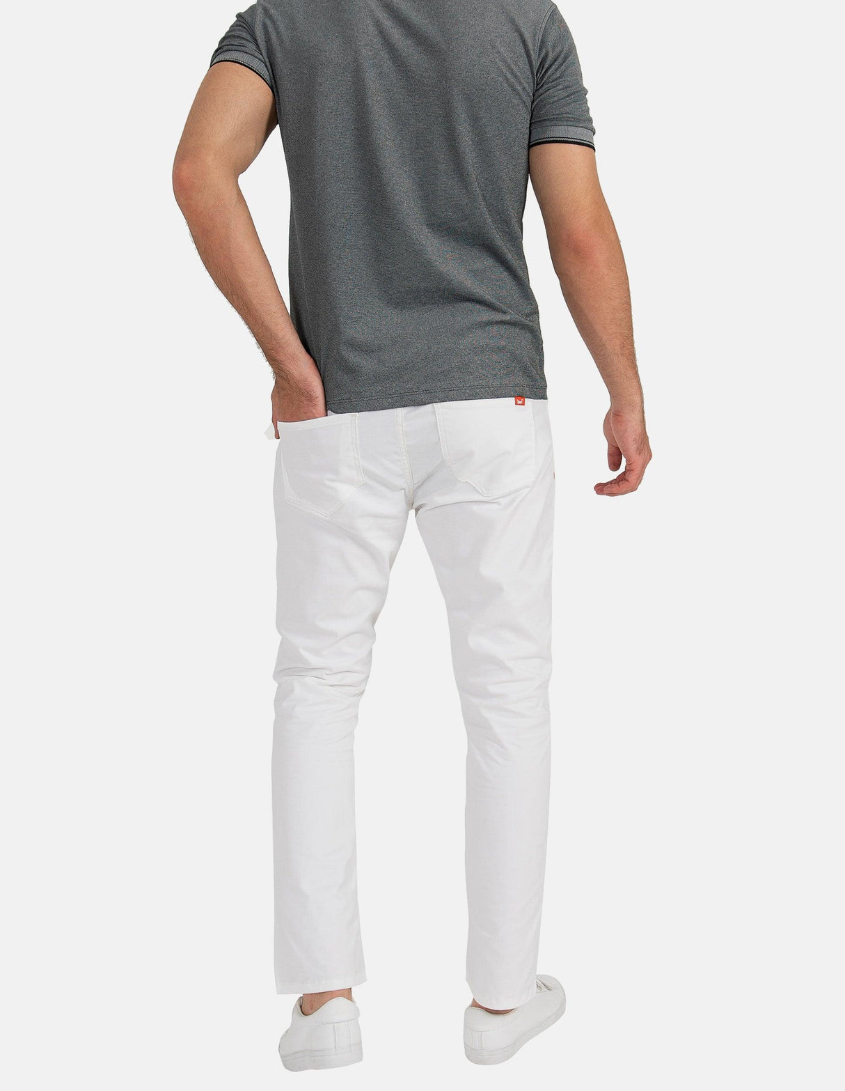 Pantalon chino homme casual en coton stretch, coupe regular | StrongAnt M251