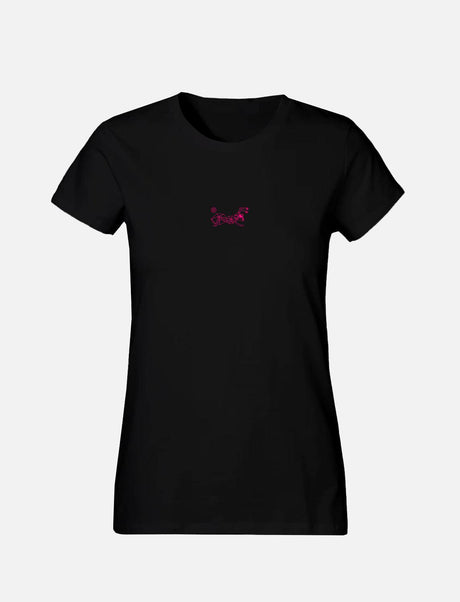 Women's T-Shirt with small line Ant Logo 100% Soft Cotton