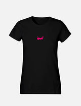 Women's T-Shirt with small Ant Logo 100% Soft Cotton