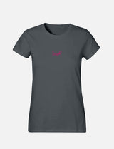 Women's T-Shirt with small line Ant Logo 100% Soft Cotton