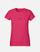 Women's T-Shirt with small line Ant Logo 100% Soft Cotton