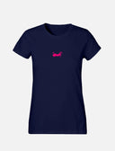 Women's T-Shirt with small Ant Logo 100% Soft Cotton