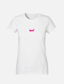 Women's T-Shirt with small Ant Logo 100% Soft Cotton