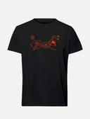 Men's T-shirt with large line Ant logo 100% heavy cotton