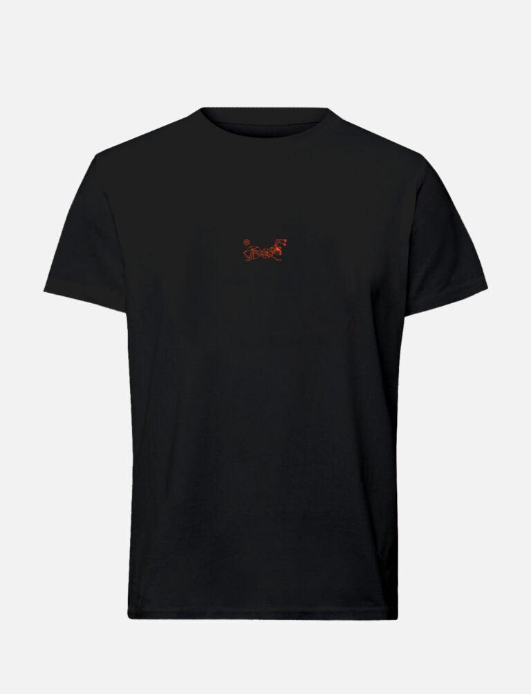 T-Shirt with small line Ant logo 100% Heavy Cotton