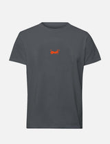 Men's T-shirt with small Ant logo 100% heavy cotton