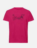 Men's T-shirt with large line Ant logo 100% heavy cotton