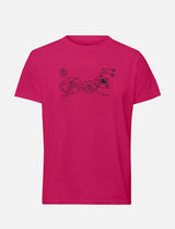 Men's T-shirt with large line Ant logo 100% heavy cotton