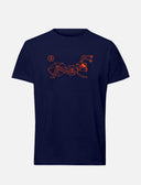 Men's T-shirt with large line Ant logo 100% heavy cotton