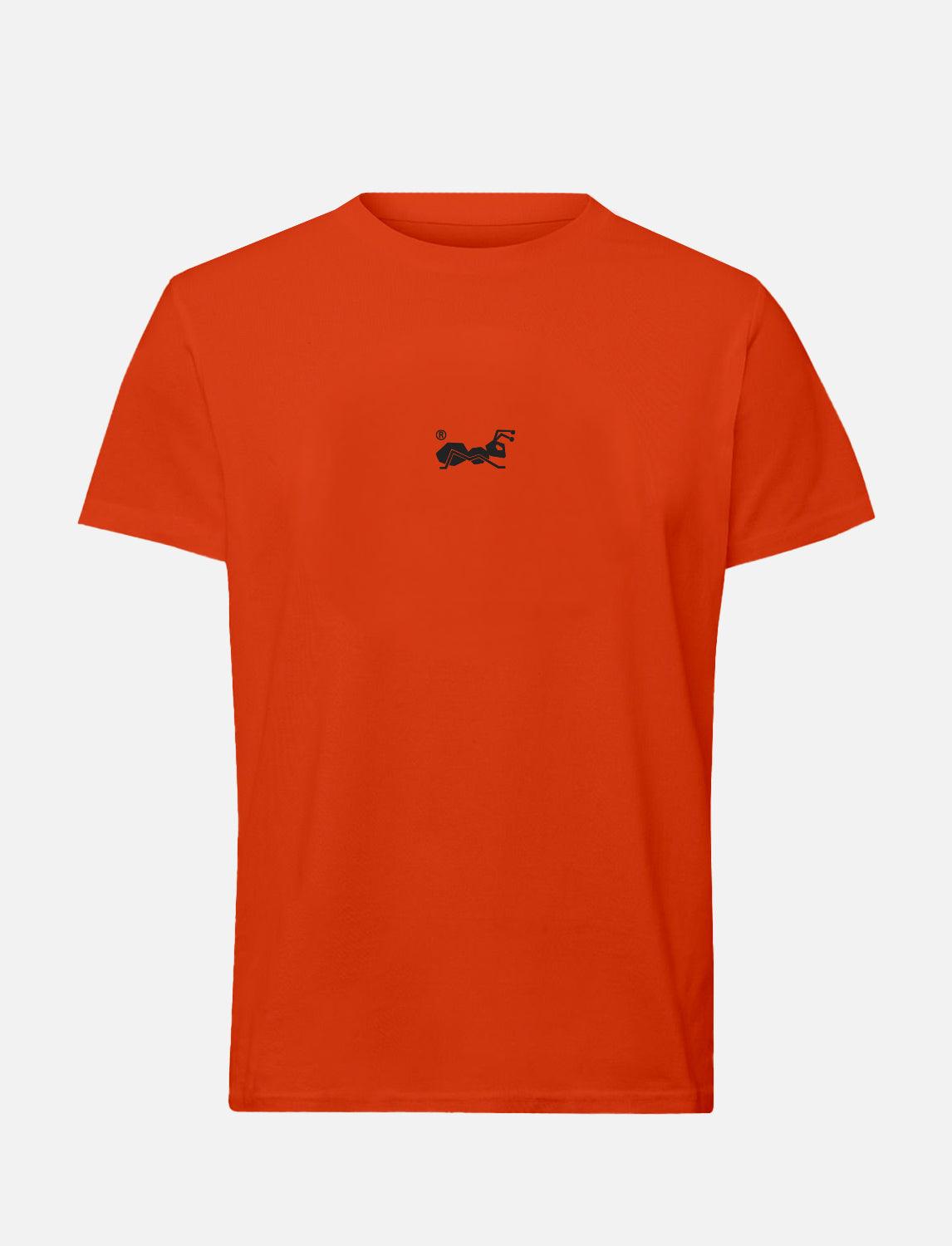 Men's T-shirt with small Ant logo 100% heavy cotton