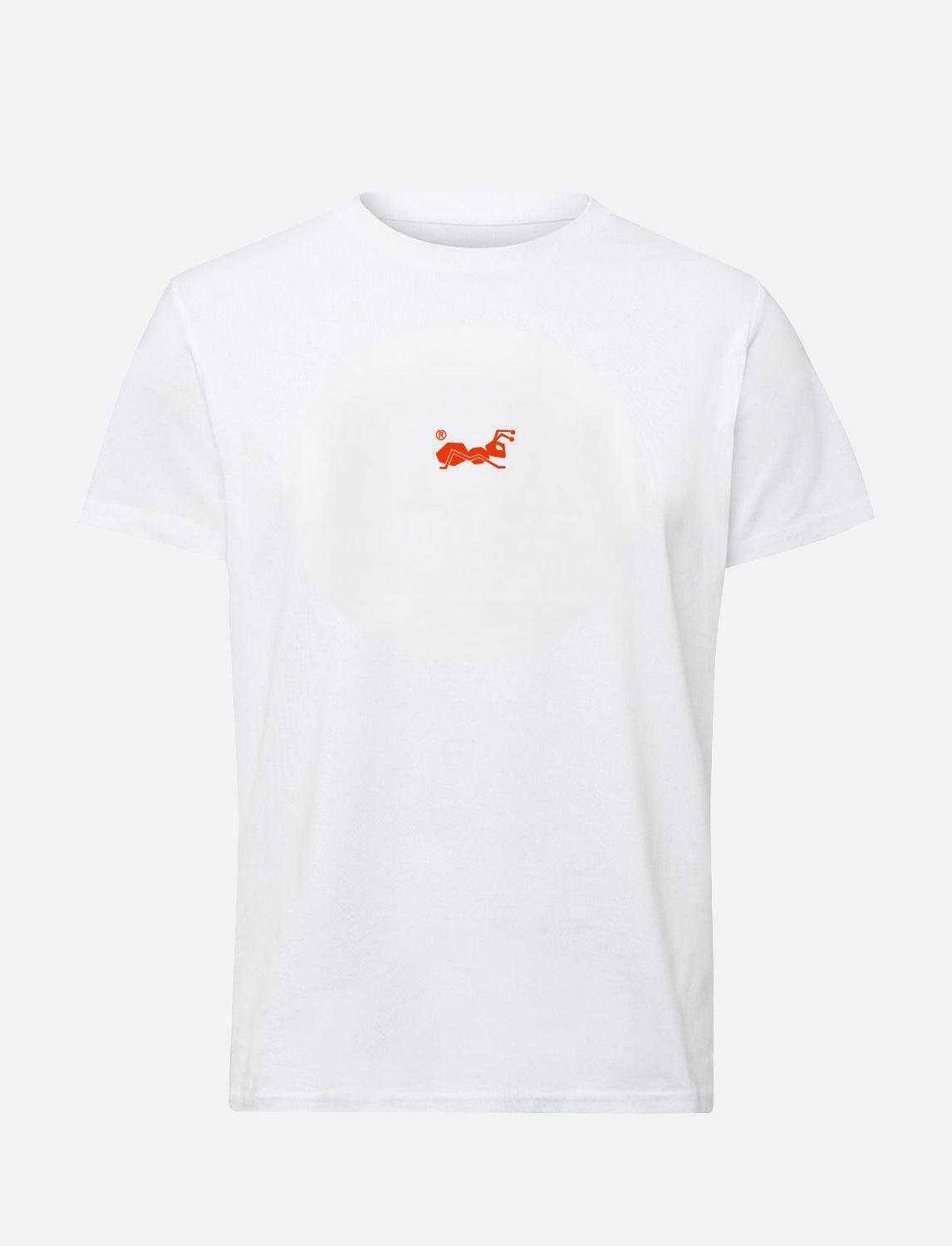 Men's T-shirt with small Ant logo 100% heavy cotton