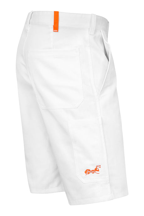 Short de travail cargo homme été 100 % coton (260 g/m²)