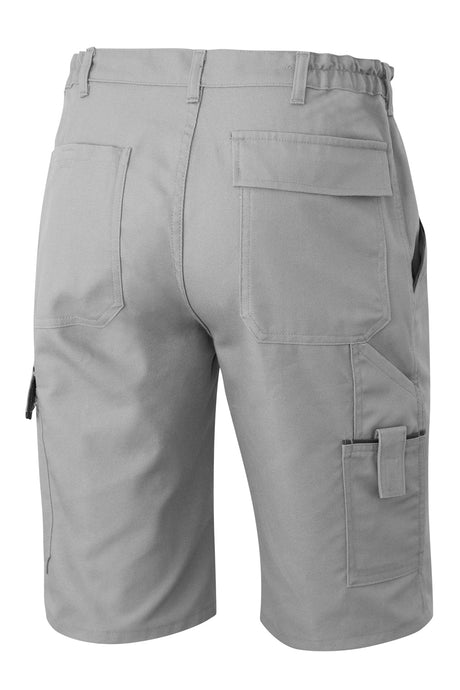 Short de travail cargo homme été 100 % coton (260 g/m²)
