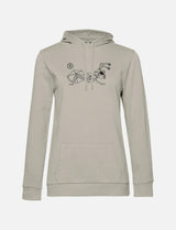 Hoodie femme en coton avec logo | StrongAnt D131
