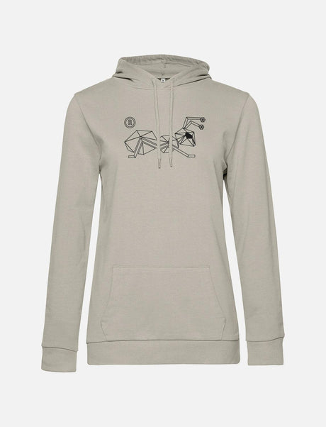 Women's hoodie cotton with logo Ant