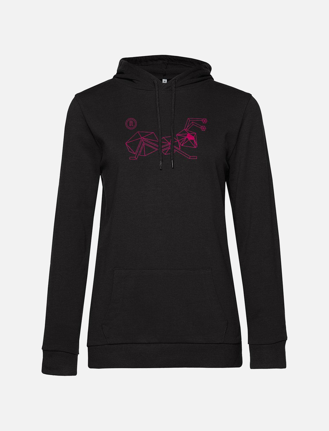 Hoodie femme en coton avec logo | StrongAnt D131