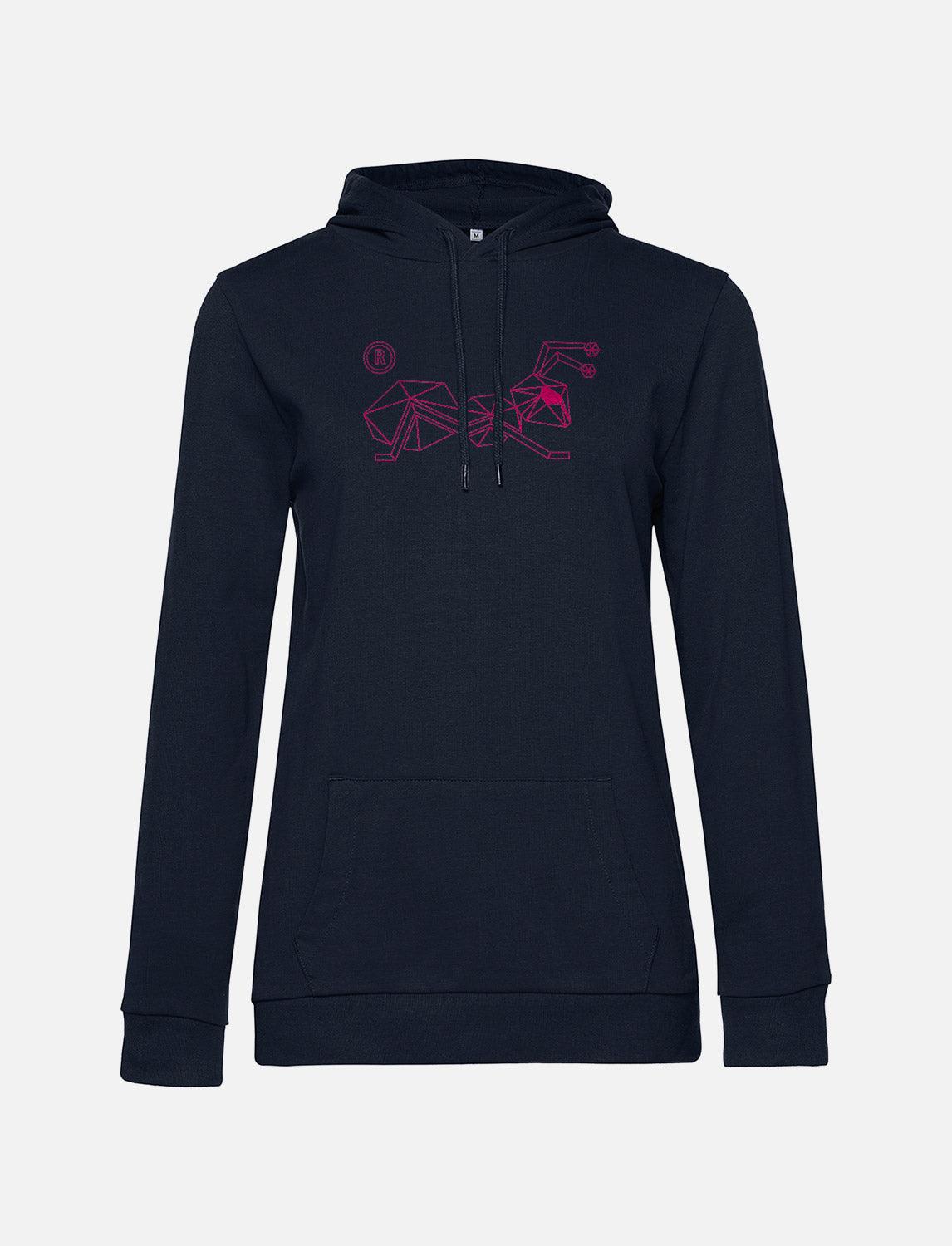 Hoodie femme en coton avec logo | StrongAnt D131
