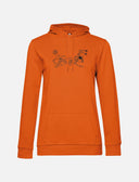 Hoodie femme en coton avec logo | StrongAnt D131