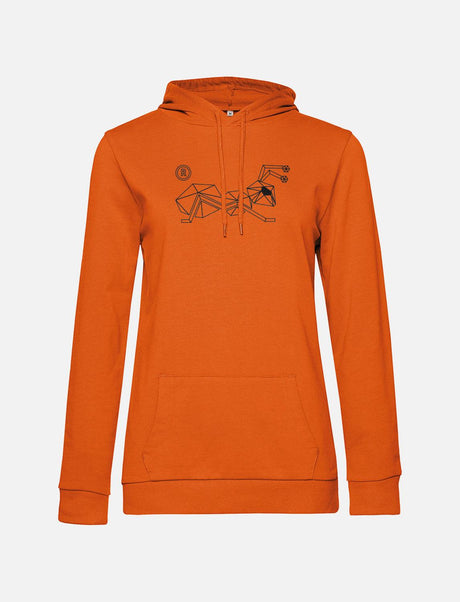 Women's hoodie cotton with logo Ant