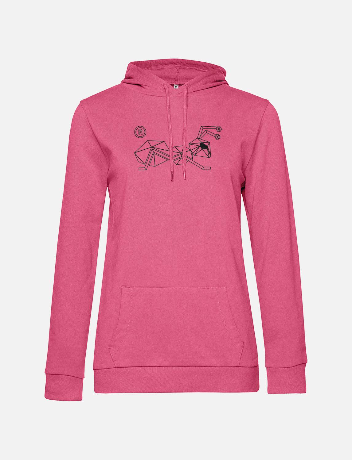 Hoodie femme en coton avec logo | StrongAnt D131