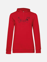 Hoodie femme en coton avec logo | StrongAnt D131