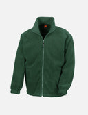 Men's fleece jacket with zip, stand-up collar, sweatshirt zip without hood