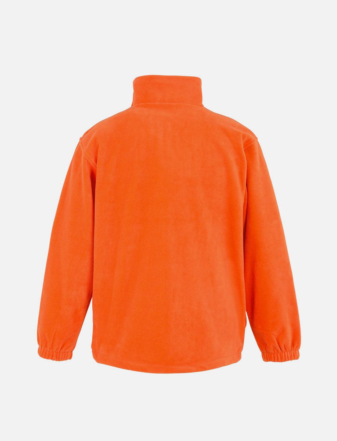 Men's fleece jacket with zip, stand-up collar, sweatshirt zip without hood