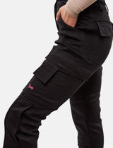 power Stretch women's work trousers slim fit trousers with knee pad pockets