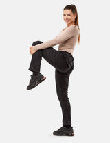power Stretch women's work trousers slim fit trousers with knee pad pockets
