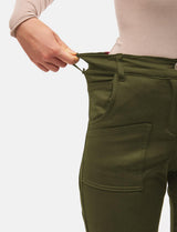 power Stretch women's work trousers slim fit trousers with knee pad pockets