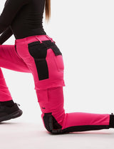 power Stretch women's work trousers slim fit trousers with knee pad pockets