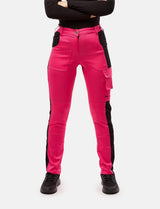 power Stretch women's work trousers slim fit trousers with knee pad pockets