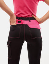 power Stretch women's work trousers slim fit trousers with knee pad pockets