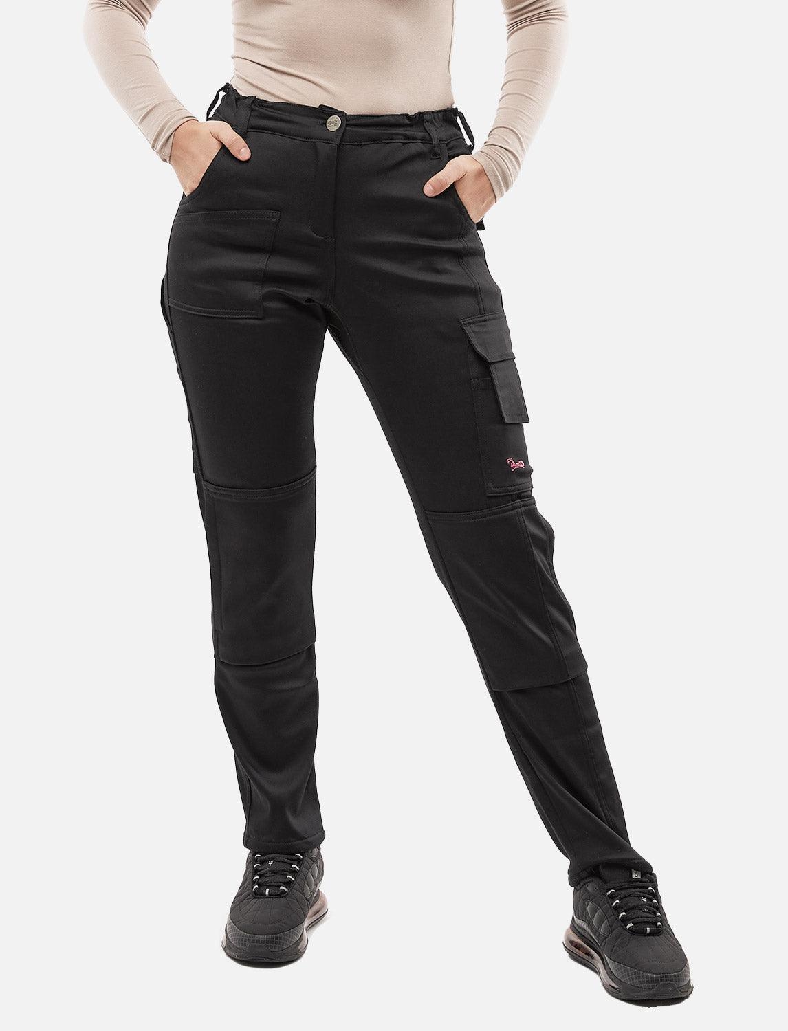 Women's work trousers made of stretch strong cotton