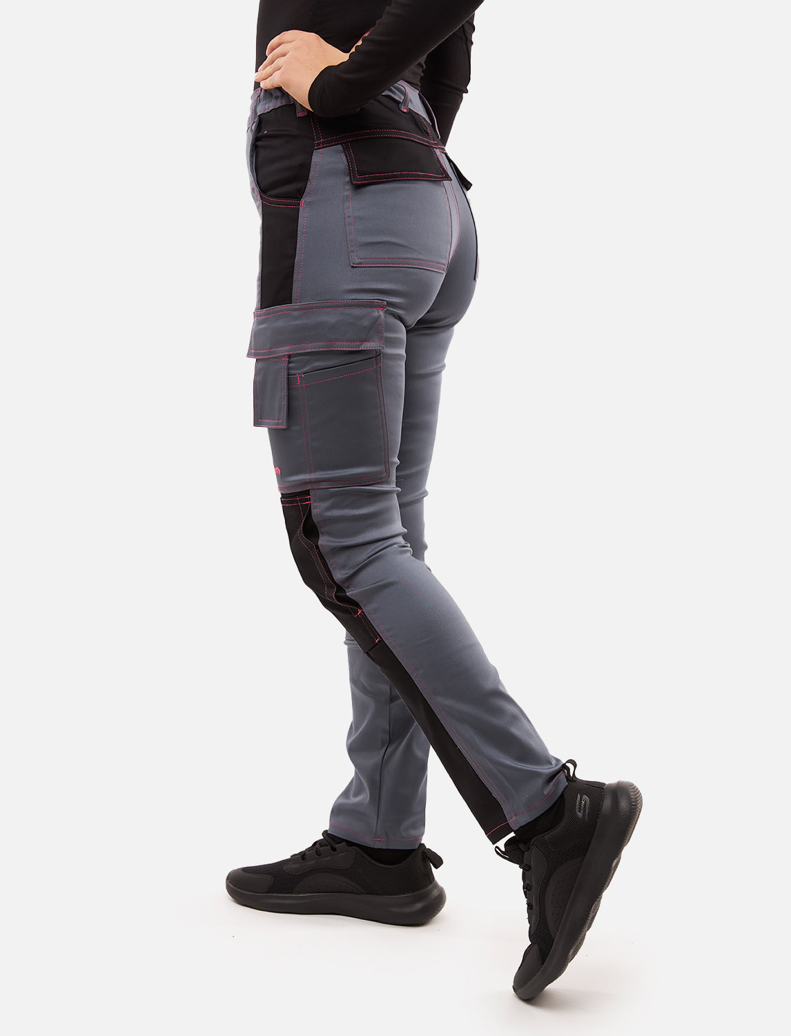 Women's work trousers made of stretch strong cotton