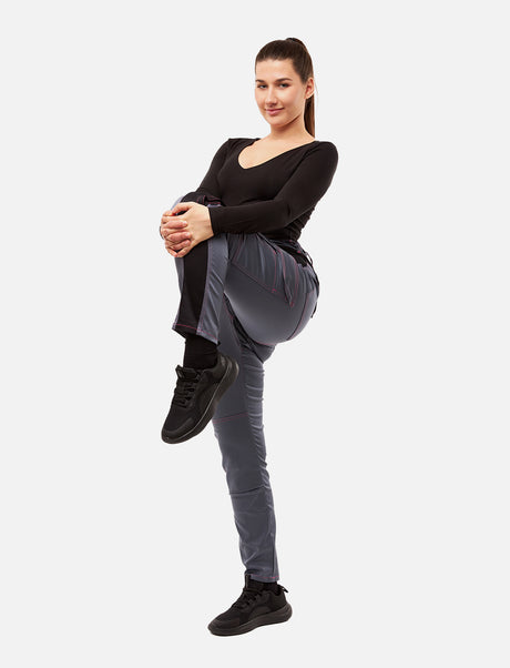 Pantalon de travail femme stretch en coton robuste