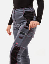 Women's work trousers made of stretch strong cotton