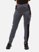 Women's work trousers made of stretch strong cotton