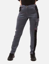 Women's work trousers made of stretch strong cotton