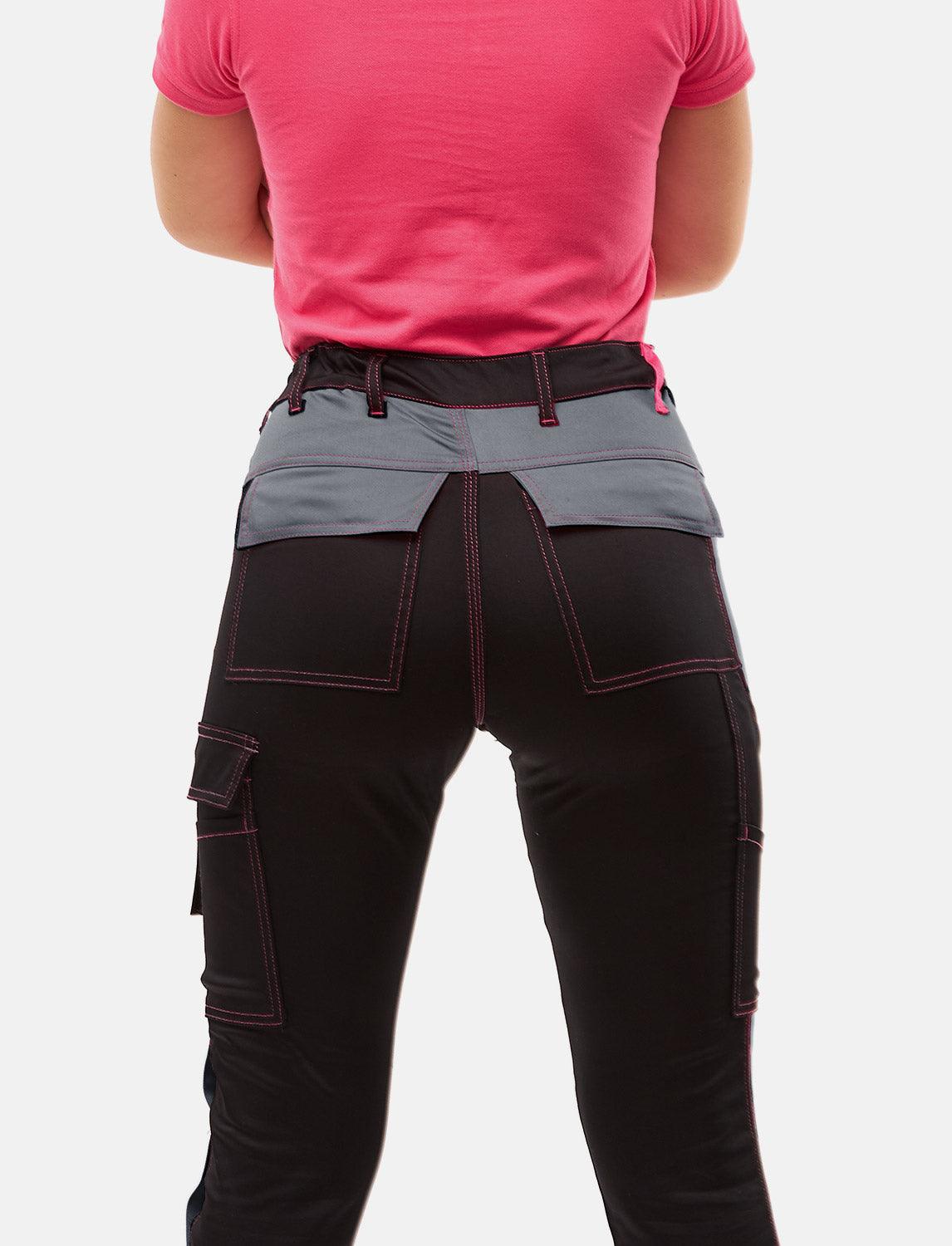 Women's work trousers made of stretch strong cotton