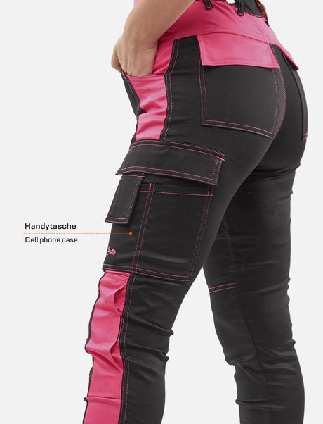 Pantalon de travail femme stretch en coton robuste
