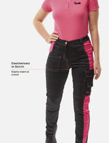 Women's work trousers made of stretch strong cotton