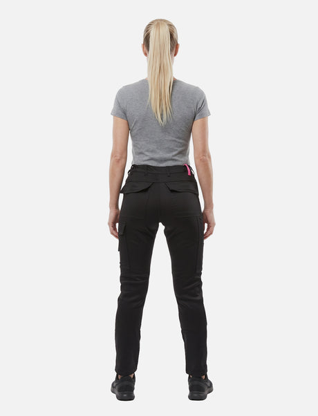 Pantalon de travail femme Eco-Stretch Sorona® – taille haute Slim Fit, robuste et déperlant